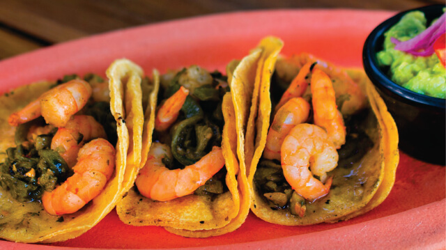 Shrimp tacos